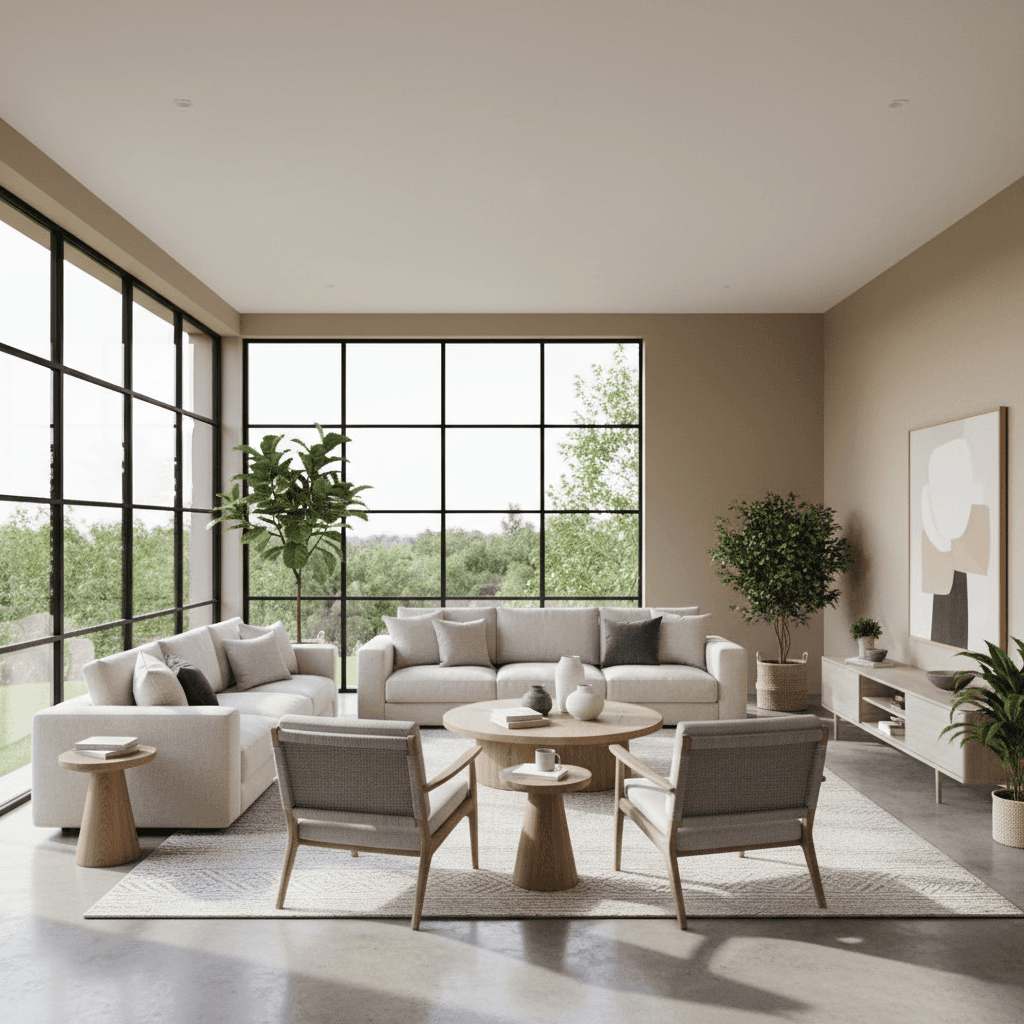Bright open living space
