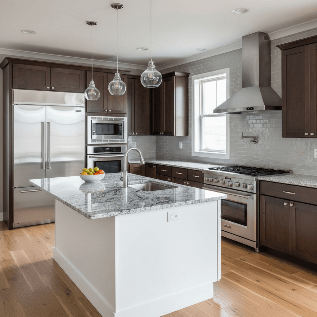 Updated kitchen with premium finishes
