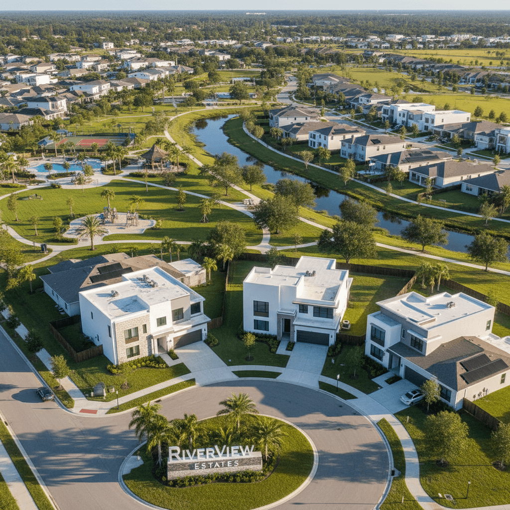Riverview residential community